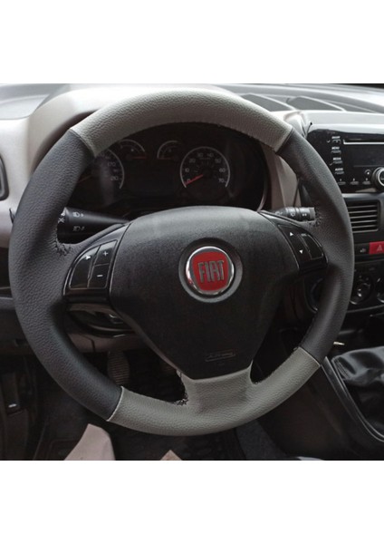 Fiat Linea Punto Araca Özel Direksiyon Kılıfı (Gri Mat)