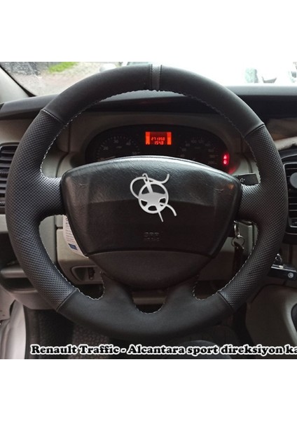 Renault Trafic Araca Özel Direksiyon Kılıfı (Noktalı Nubuk)