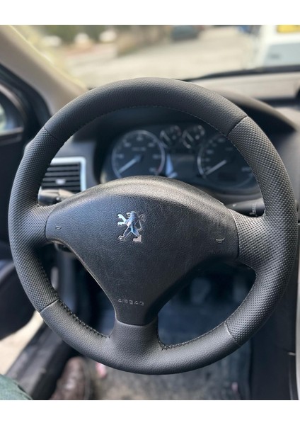 Peugeot 307 Araca Özel Direksiyon Kılıfı (Noktalı Mat Siyah) fiyatları