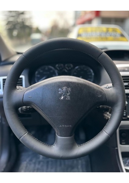 Peugeot 307 Araca Özel Direksiyon Kılıfı (Noktalı Mat Siyah) modelleri