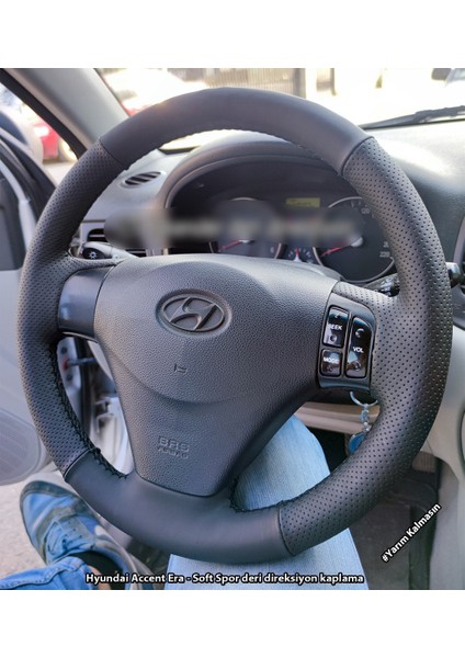 Hyundai Accent Era Araca Özel Direksiyon Kılıfı (Soft Nokta Bentley)