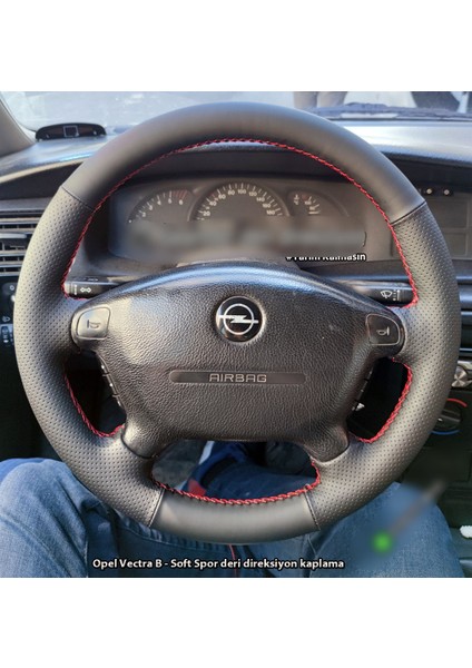 Opel Vectra B Kasa Araca Uyumlu Direksiyon Kılıfı (Soft Nokta Bentley)