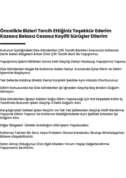 Dacia Dokker Araca Özel Deri Direksiyon Kılıfı (Noktalı Karbon Yüzüklü) fiyatları