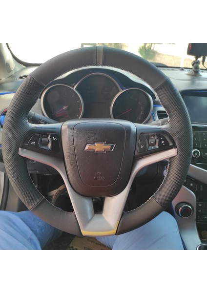 Direksiyon Kılıfı Noktalı Nubuk Gri Yüzüklü Modelimiz