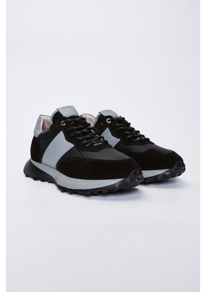 Agatho Erkek Siyahgri Deri Sneakers & Spor Ayakkabı 383 5630 Erk Ayk Y23 fiyatları