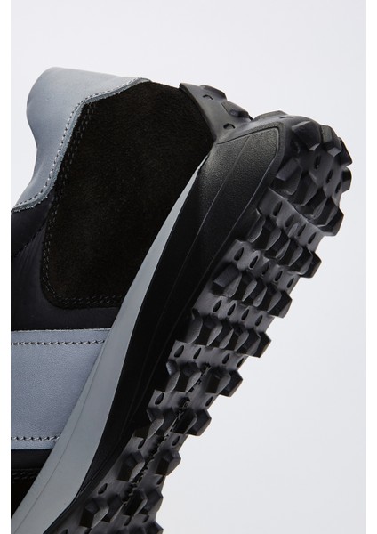 Agatho Erkek Siyahgri Deri Sneakers & Spor Ayakkabı 383 5630 Erk Ayk Y23 indirimleri