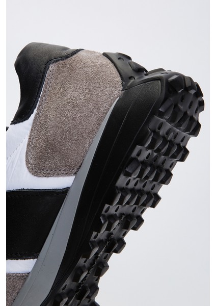 Agatho Erkek Grisiyah Deri Sneakers & Spor Ayakkabı 383 5630 Erk Ayk Y23 indirimleri