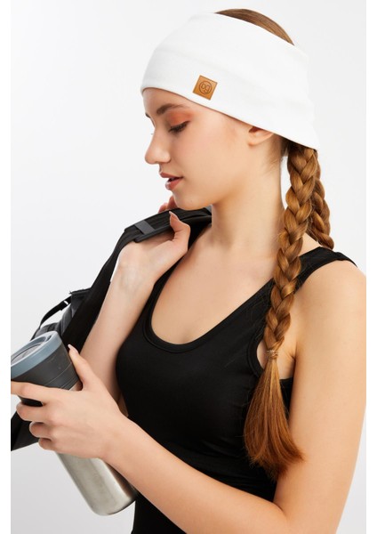 Beyaz Kadın Pamuklu Kaşkorse, Kaymaz, Terletmez, Ultra Hafif, Spor Saç Bandı Bandana Buff modelleri