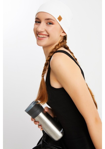 Beyaz Kadın Pamuklu Kaşkorse, Kaymaz, Terletmez, Ultra Hafif, Spor Saç Bandı Bandana Buff indirimleri