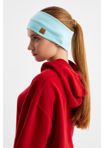 Aqua Kadın Pamuklu Kaşkorse, Kaymaz, Terletmez, Ultra Hafif, Spor Saç Bandı Bandana Buff