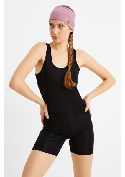 Gül Kurusu Kadın Pamuklu Kaşkorse, Kaymaz, Terletmez, Ultra Hafif, Spor Saç Bandı Bandana Buff