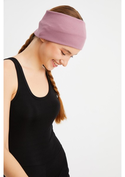 Gül Kurusu Kadın Pamuklu Kaşkorse, Kaymaz, Terletmez, Ultra Hafif, Spor Saç Bandı Bandana Buff fırsatları