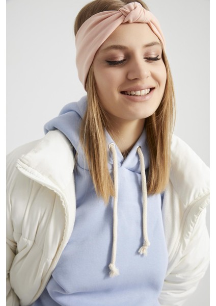 Handmade Pudra New Dizayn Butik Kadın Bandana Saç Bandı, Ekstra Yumuşak Yerli Kumaş, Şık Rahat Göz Alıcı modelleri