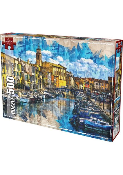 Martigues Kasabası 500 Parça Puzzle