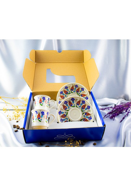 2'li Altın Yaldızlı Porselen Fincan Takımı modelleri