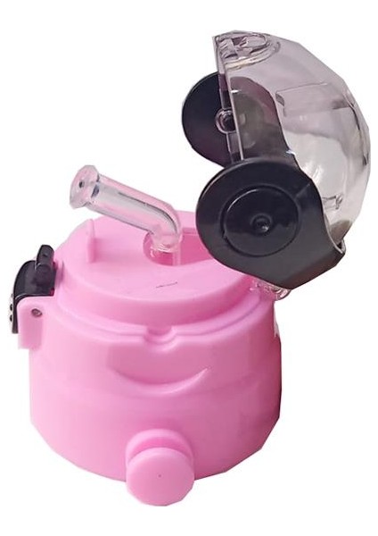 Kız Çocuk Matara 550 ml Pembe 1 Adet Çelik Suluk Okul Matarası Öğrenci Suluğu