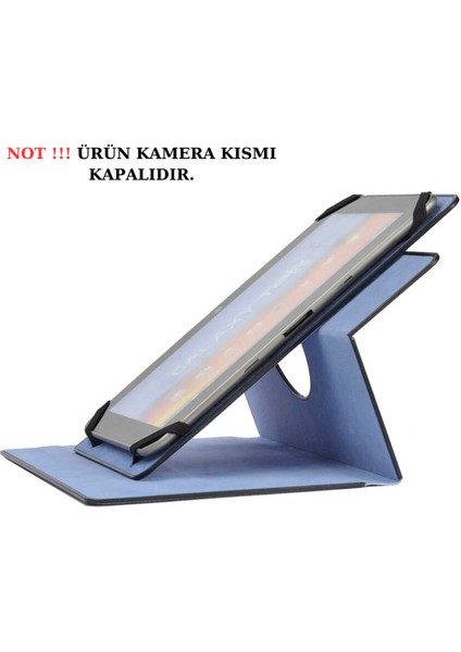 Xiaomi Mi Pad 6 11 Inç Uyumlu Kılıf Dönebilen Lastikli Kapaklı Koruyucu Kılıf