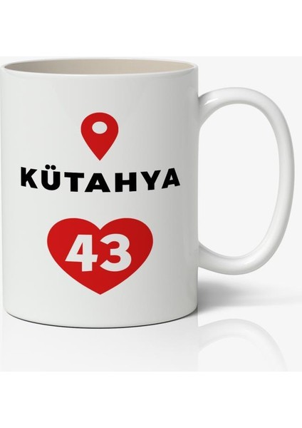 Kütahya Baskılı Kupa Bardak Baskılı Kahve Kupa Bardak