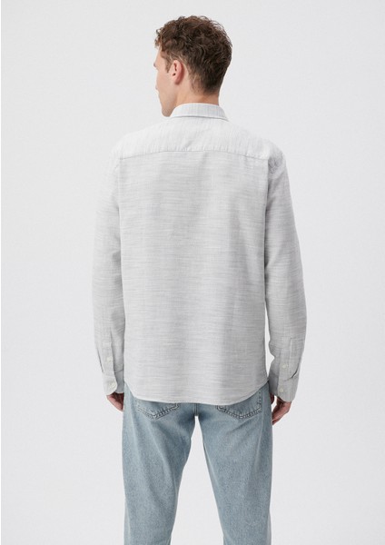 Erkek Gri Gömlek 0210053-71598 fırsatları