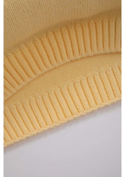 Kız Bebek Bisiklet Yaka Kalp Desenli Kazak A5671A523WN modelleri