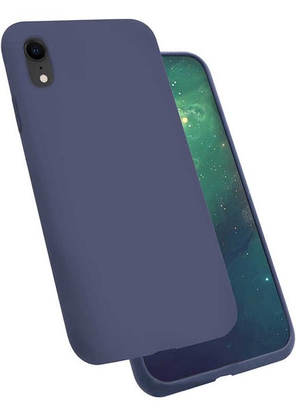 Apple iPhone Xr 6.1 Kılıf Lansman Dokulu Kadife Iç Yüzey Yüksek Kalite Yumuşak Silikon Kapak (Silk)