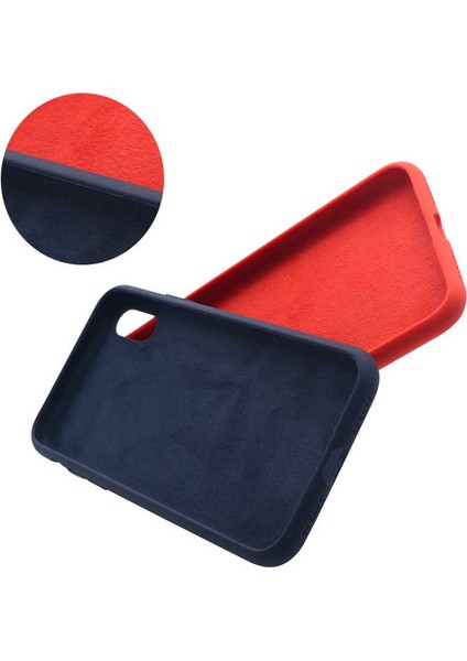 Apple iPhone Xr 6.1 Kılıf Lansman Dokulu Kadife Iç Yüzey Yüksek Kalite Yumuşak Silikon Kapak (Silk) modelleri