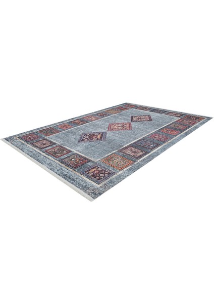Santacatarina Mavi Modern Dijital Baskı Halı