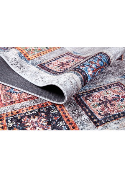 Nayarit Mavi Modern Dijital Baskı Halı