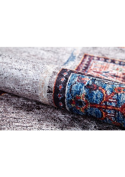 Nayarit Mavi Modern Dijital Baskı Halı
