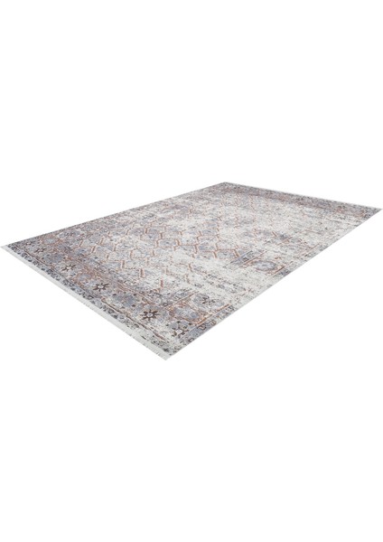 Allahabad Gri Modern Dijital Baskı Halı