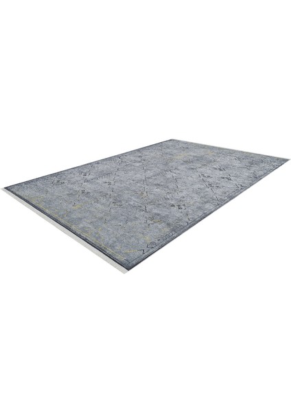 Jacobabad Gri Modern Dijital Baskı Halı
