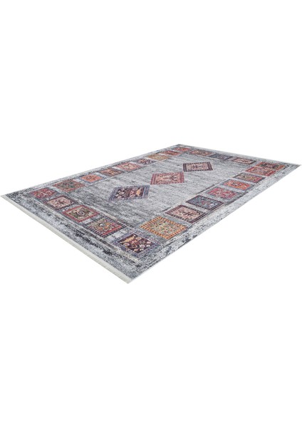 Tabasco Mavi Modern Dijital Baskı Halı