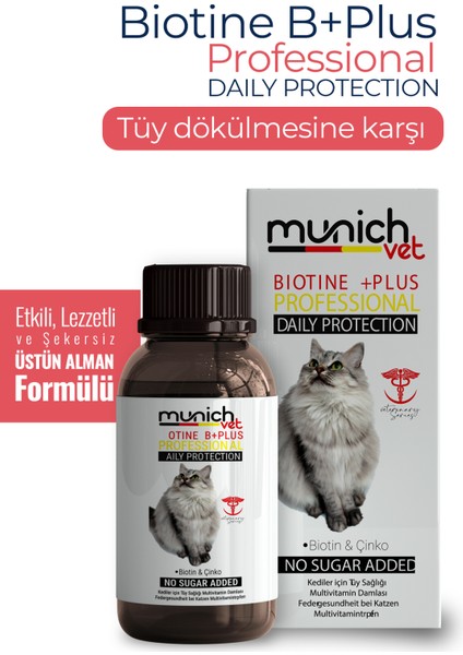 Üçlü Set - Kedi Vitamini + Kedi Malt Pasta + Biotine Plus Damla