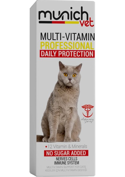 Üçlü Set - Kedi Vitamini + Kedi Malt Pasta + Biotine Plus Damla