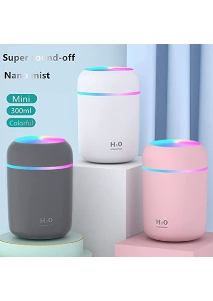 Hava Nemlendirici ve Aroma Difüzörü H2O 300 ml Ulrasonik Hava Nemlendirici ve Aroma Difüzörü STRGLBL75 fiyatları