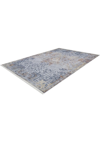 Jhelum Sarı Modern Dijital Baskı Halı