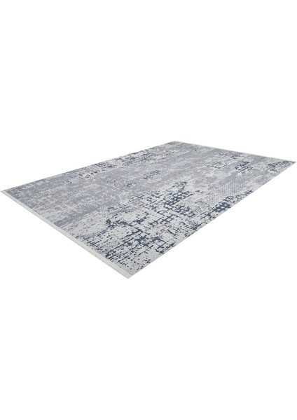 Carseda Gri Modern Dijital Baskı Halı