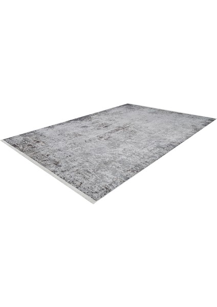 Sambrial Gri Modern Dijital Baskı Halı