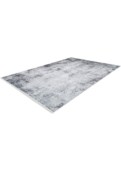 Kermansah Gri Modern Dijital Baskı Halı