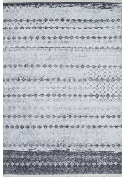 Sinaloa Gri Modern Dijital Baskı Halı