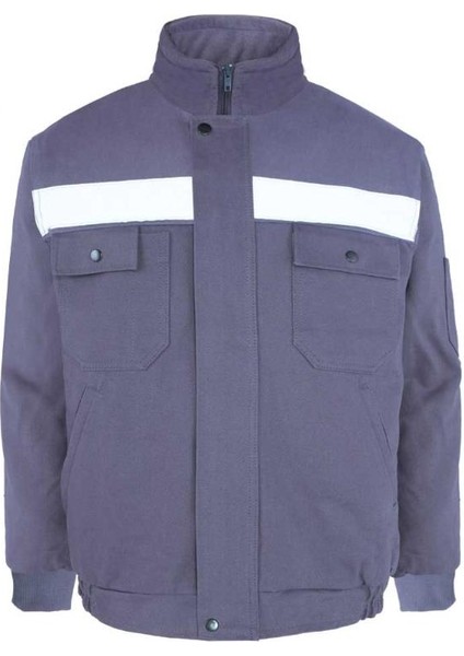 Kışlık Çok Cepli Iç Yapısı Polarlı Myform Marka 3117 Winto Iş Montu Gri Renk Yüzde Yüz Pamuk fiyatları