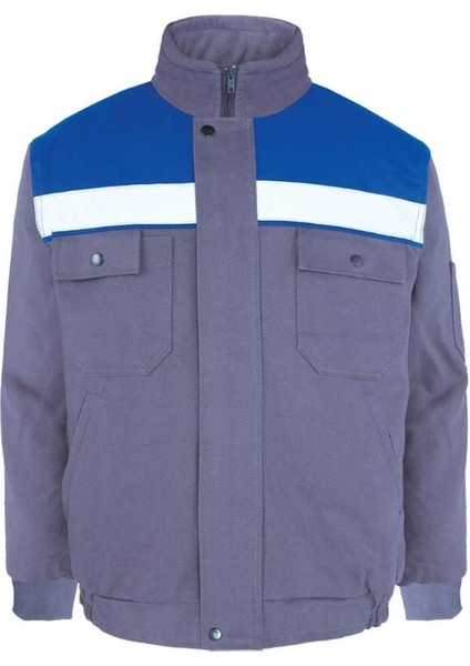 Kışlık Çok Cepli Iç Yapısı Polarlı Myform Marka 3117 Winto Iş Montu Gri Renk Yüzde Yüz Pamuk indirimleri