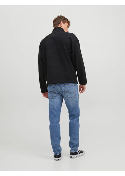 Fermuarlı Rahat Kesim Siyah Erkek Polar 12241780 fırsatları