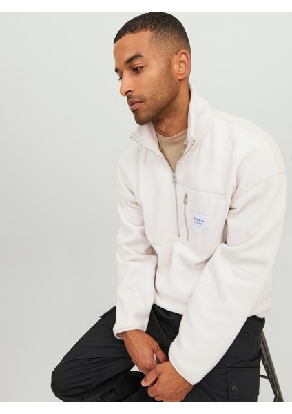 Fermuarlı Rahat Kesim Bej Erkek Polar 12241780 fiyatları