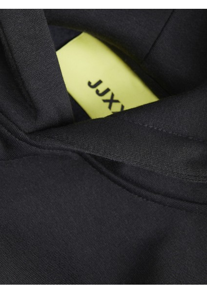 Kapüşonlu Rahat Kesim Siyah Kadın Sweatshirt 12250183 fırsatları