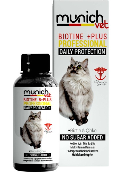 Kedi 3'lü Seti Tüy Sağlığı Damlası + Malt Pasta + Multi Vitamin Pasta
