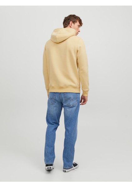 Kapüşonlu Standart Kalıp Sarı Erkek Sweatshirt 12242197 modelleri