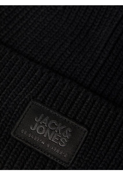 Jack & Jones Siyah Erkek Bere 12242296