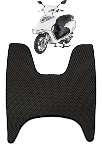 Mondial Fury 110 Luk Motor 3D Havuzlu Paspas Siyah