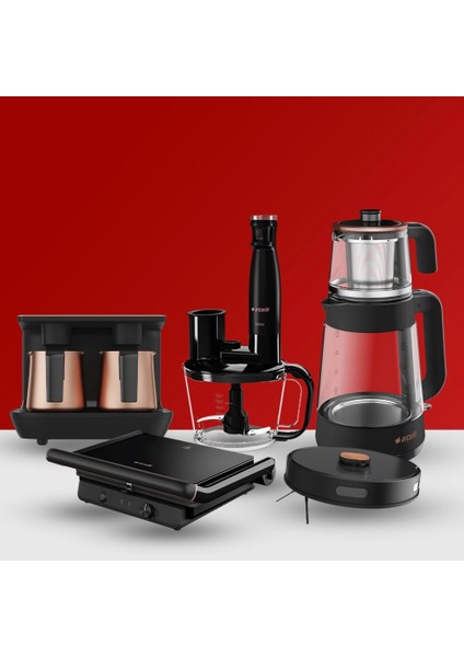 Siyah Mega Robot Set Çeyiz Seti